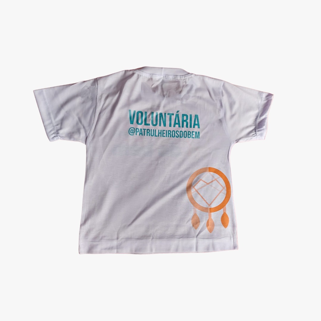 Camiseta infantil verso